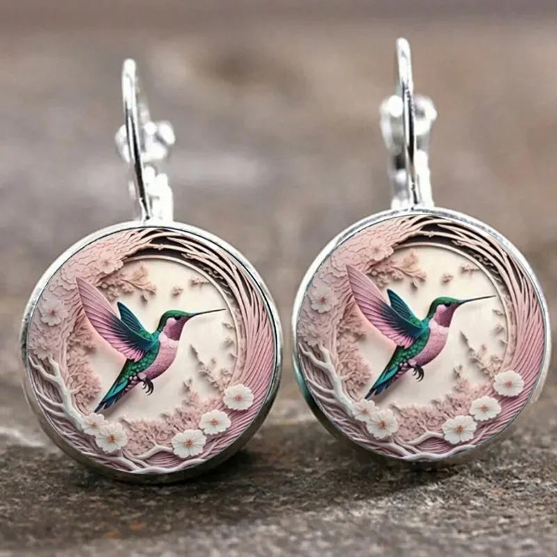 Collier pendentif en dôme en verre Kolibri