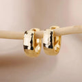 Boucles d'oreilles Sculptées en Or Intemporelles