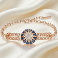 Bracelet en zirconium bleu Kristalli prestigieux