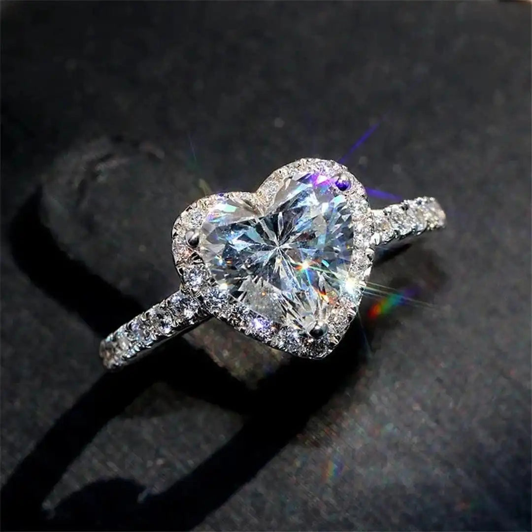 Bague en cœur Fiona