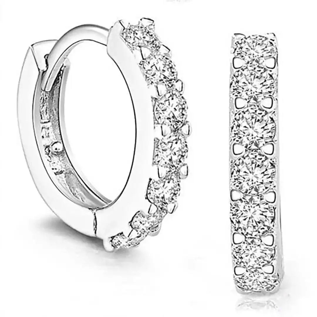 Boucles d'oreilles en mini anneau doré intemporelles