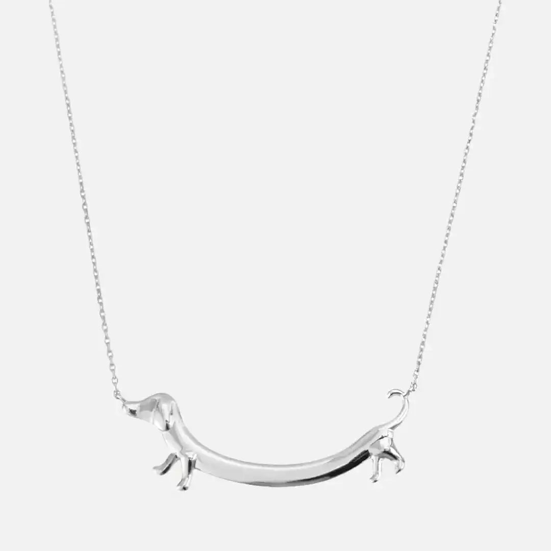 Collier pendentif Teckel
