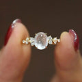 Bague en Pierre de Lune Kuun Hehku