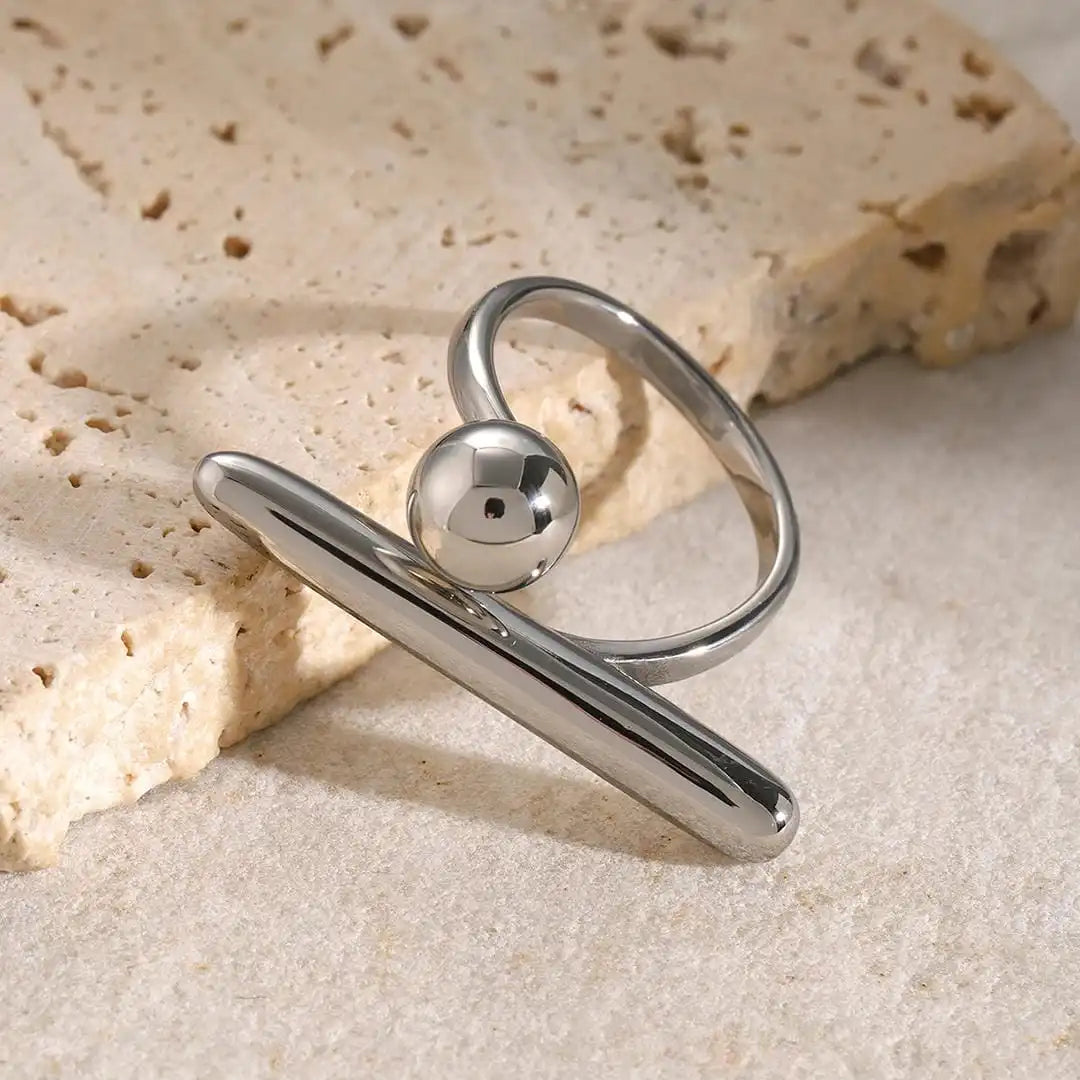Bague Ajustable Étoile Dorée Intemporelle