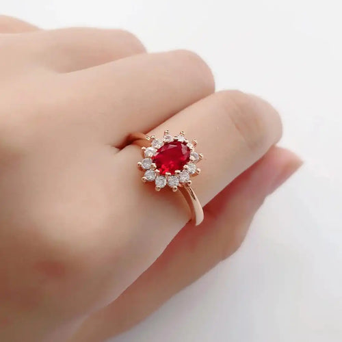 Bague Halo Héritage Imposante