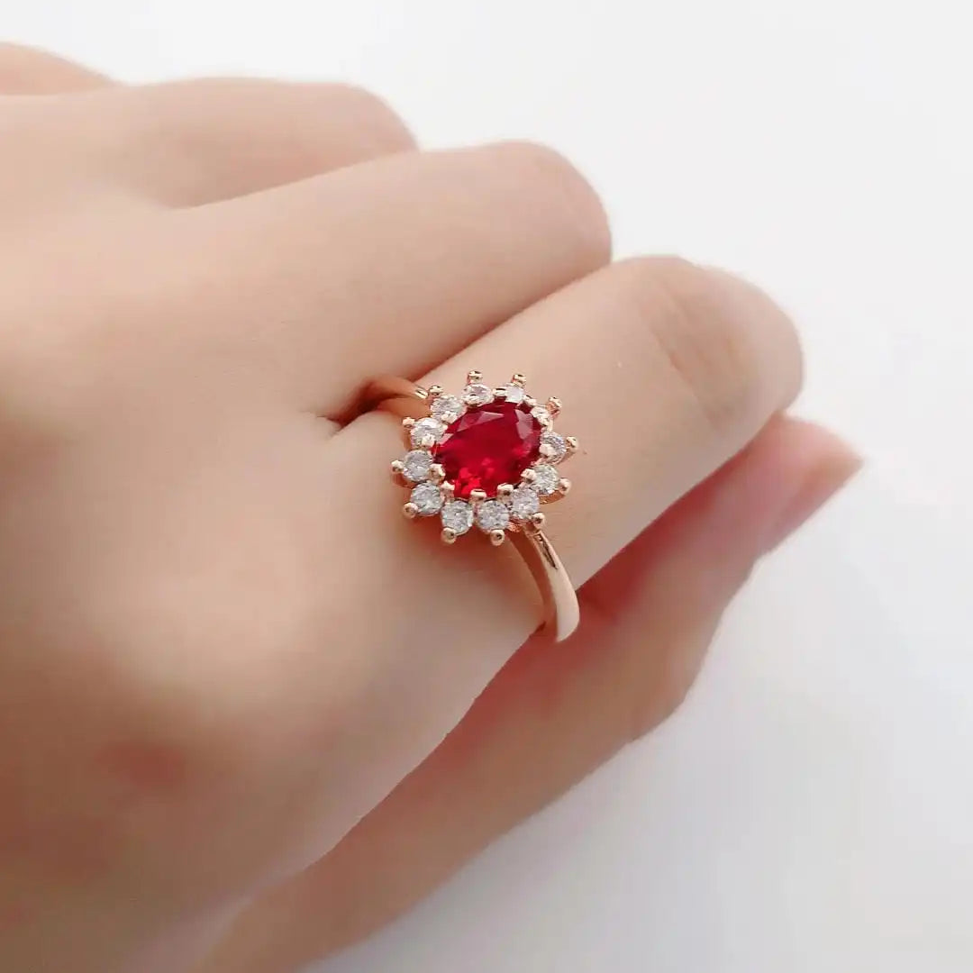 Bague halo héritage