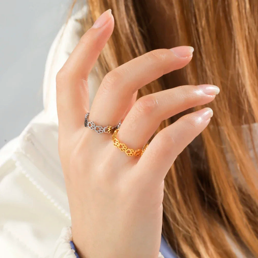 Bague à griffes ajustable – acier inoxydable