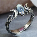 Bague en Pierre de Lune Vintage Bohème