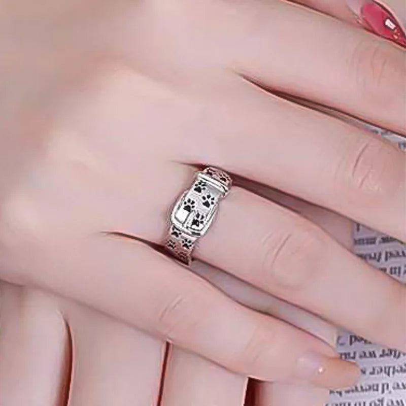 Collier pour chien mignon et élégant inspiré d'une bague