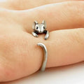 Bague souris charmante – bijou vintage ajustable