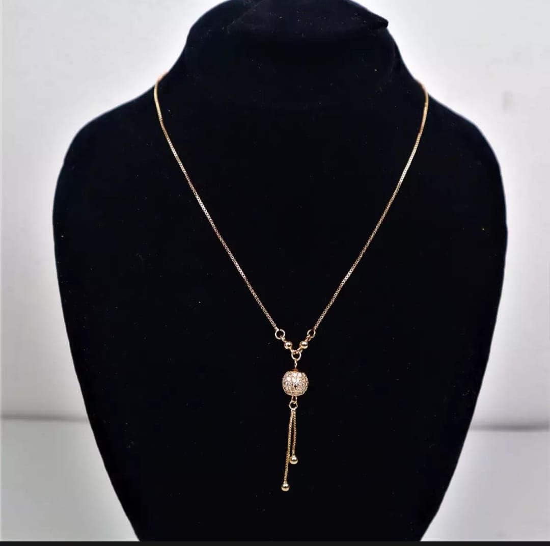 Collier pendentif vintage en or