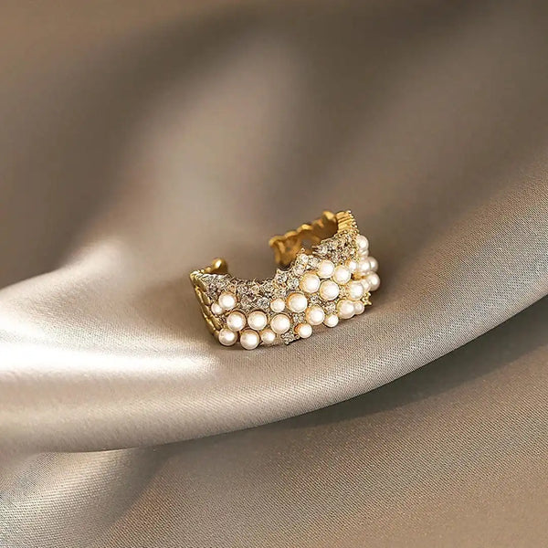 Bague Vintage Réglable en Zirconium