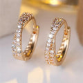 Boucles d'oreilles en zircon vintage