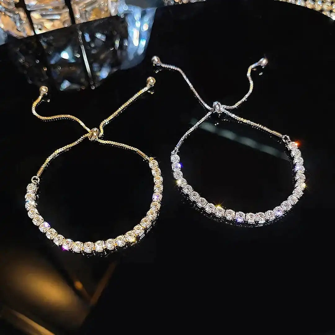 Bracelet en pierre géométrique ajustable
