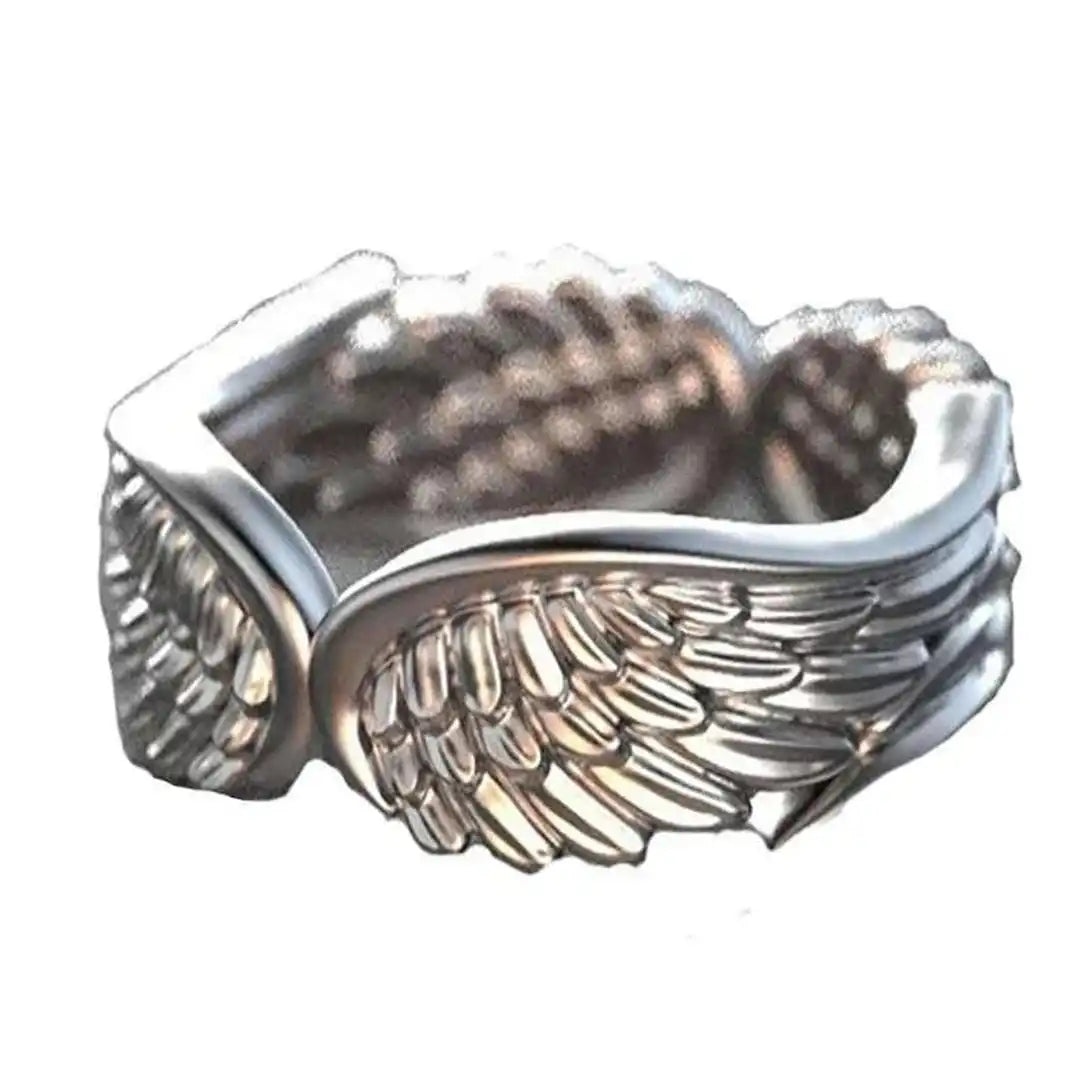 Bague Ajustable Ailes d'Ange Argent