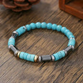 Bracelet en pierre turquoise Helminen bohème