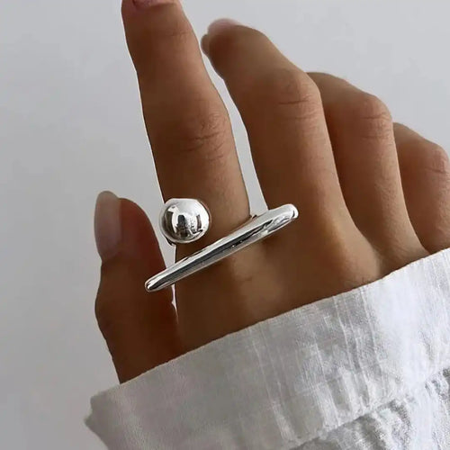 Bague Ajustable Étoile Dorée Intemporelle