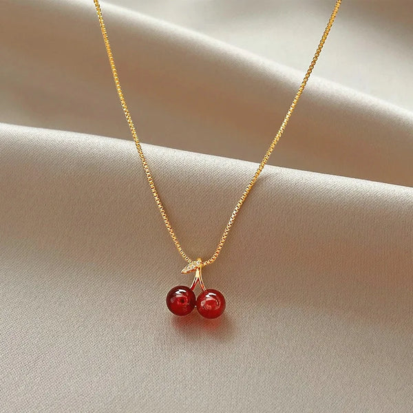 Collier pendentif Cherry Perintökalleus