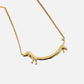 Collier de chien de chasse couleur dorée