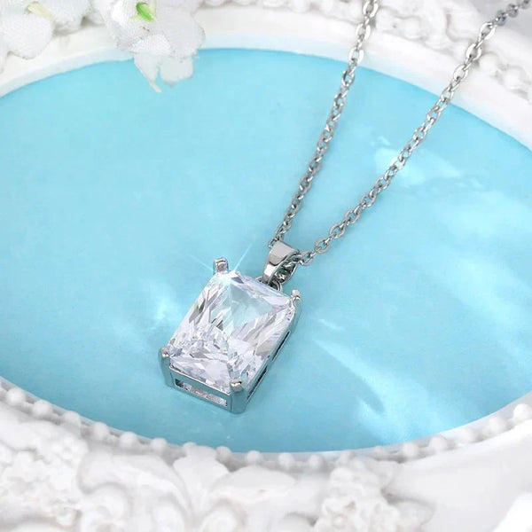 Collier en zircon cubique brillant