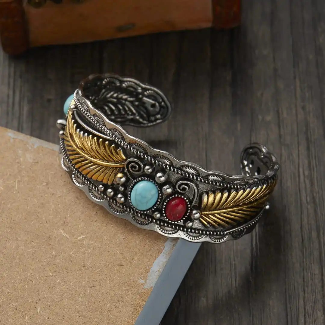 Bracelet en argent doré Mesina Turquoise