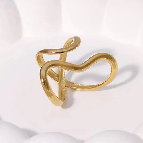 Bague en or réglable Lumous