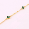 Collier Pendentif Éclat Émeraude