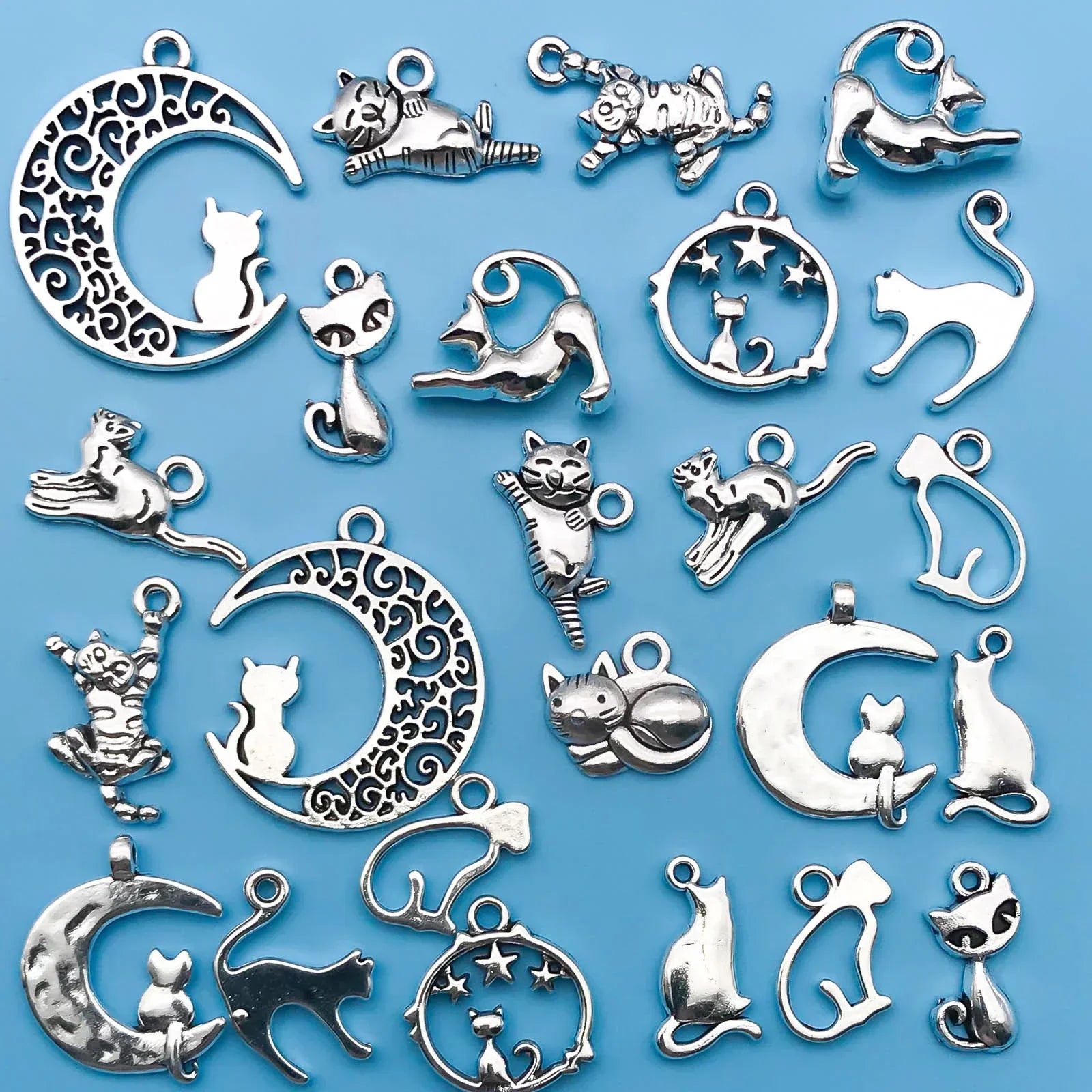 Collection de leurres en argent vintage