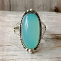 Bague Vintage en Argent Sterling Turquoise Éblouissante