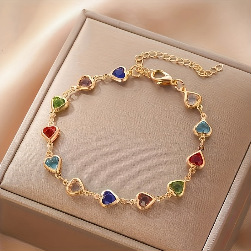 Bracelet en forme de cœur unique