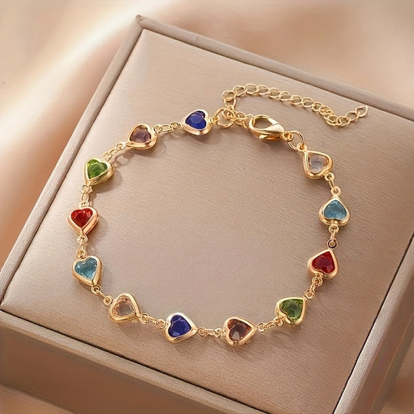 Bracelet en forme de cœur unique