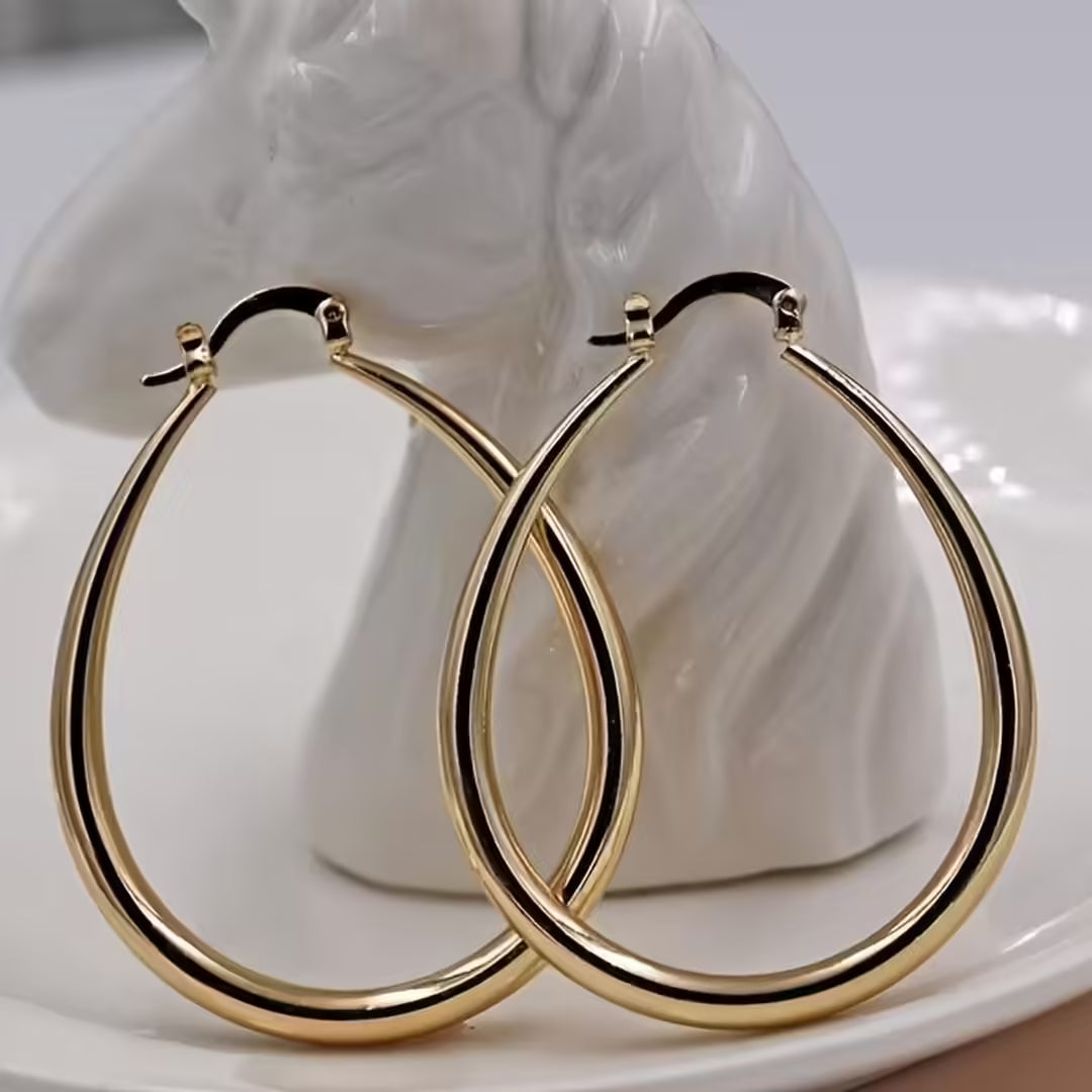 Boucles d'oreilles vintage exclusives en or