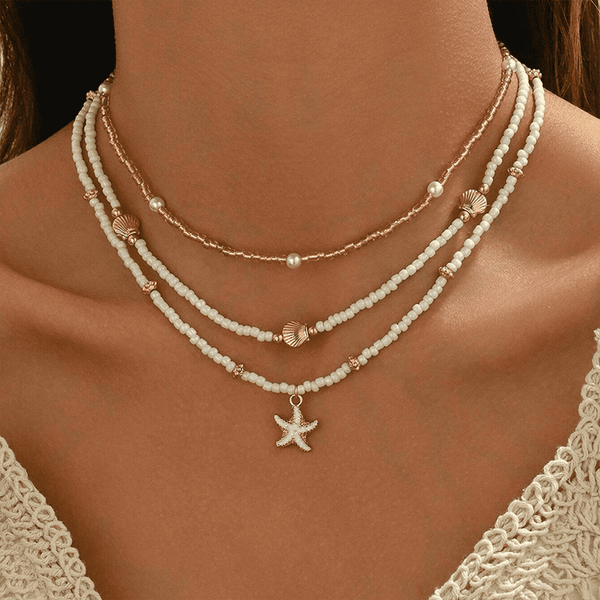 Collier à couches Seaside Starfish Helminen