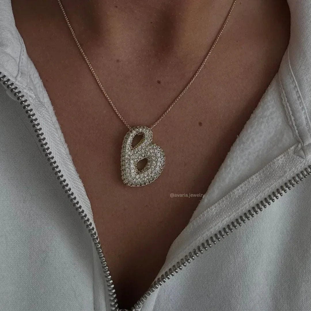 Collier en Cristal Initial Bubble