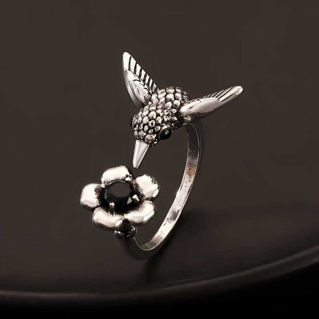 Bague réglable Kolibri & Pierre Fleurie
