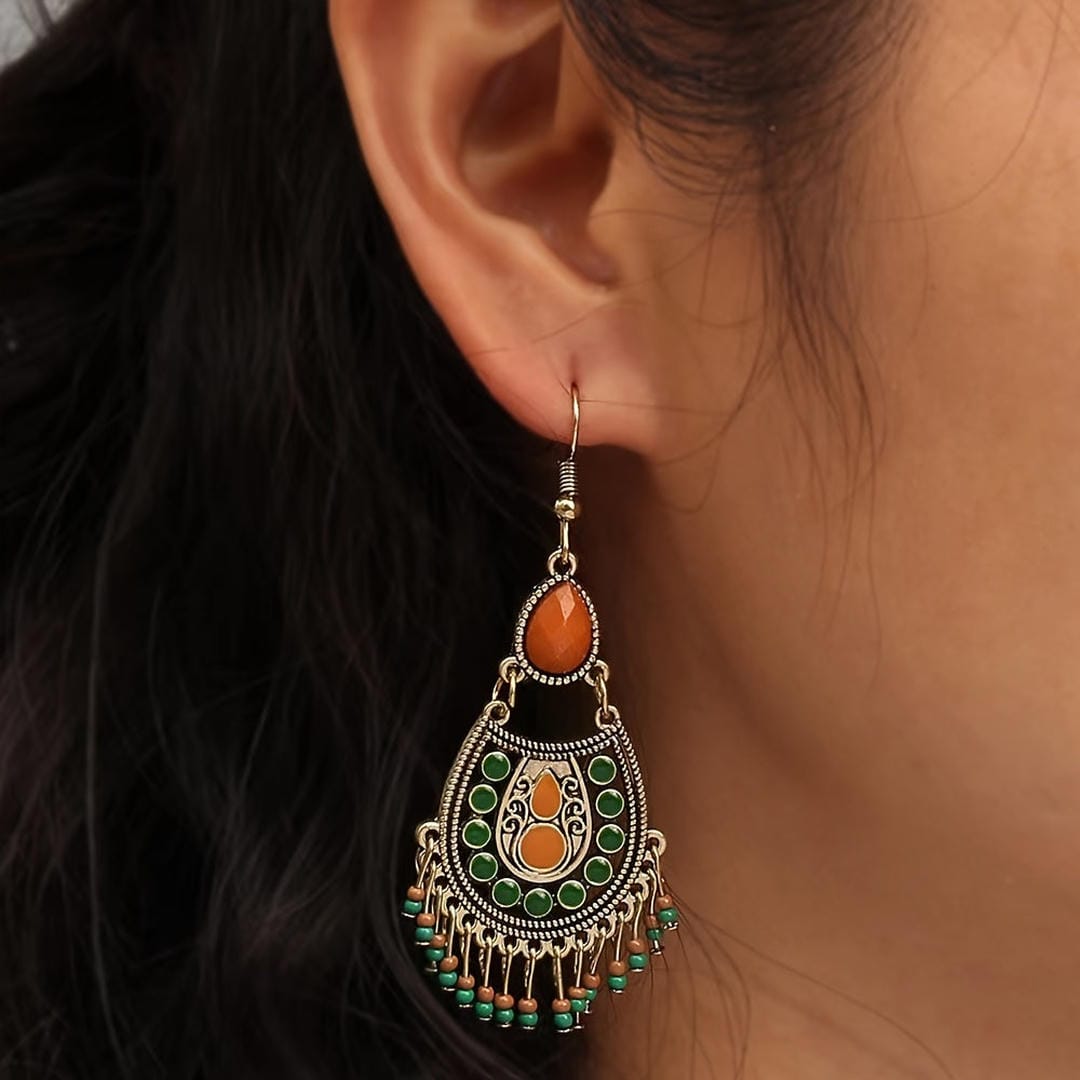 Boucles d'oreilles Chandelier Terre d'Automne