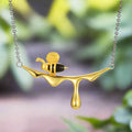 Collier abeille et miel