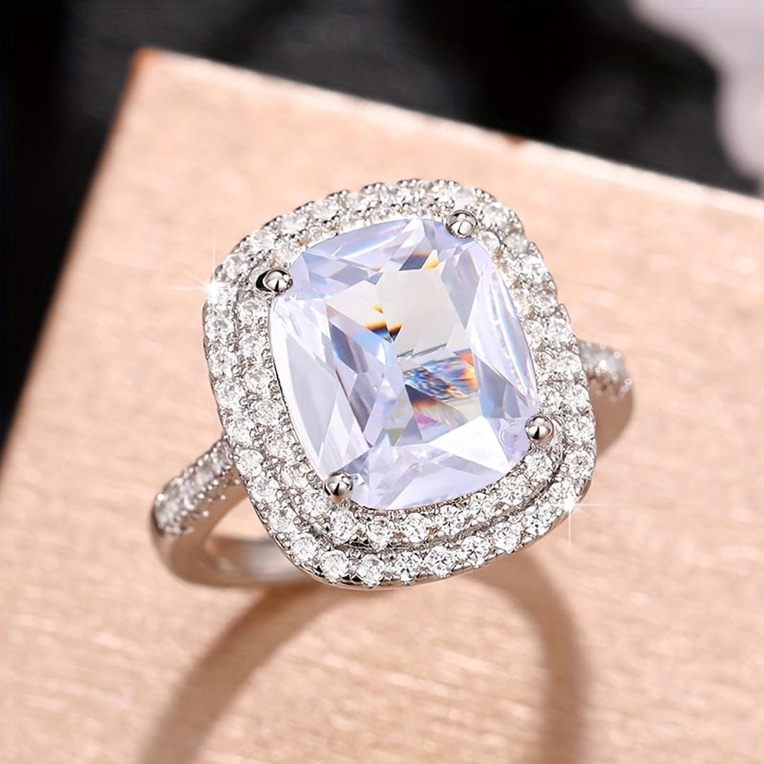 Bague Cocktail Halo Éblouissante