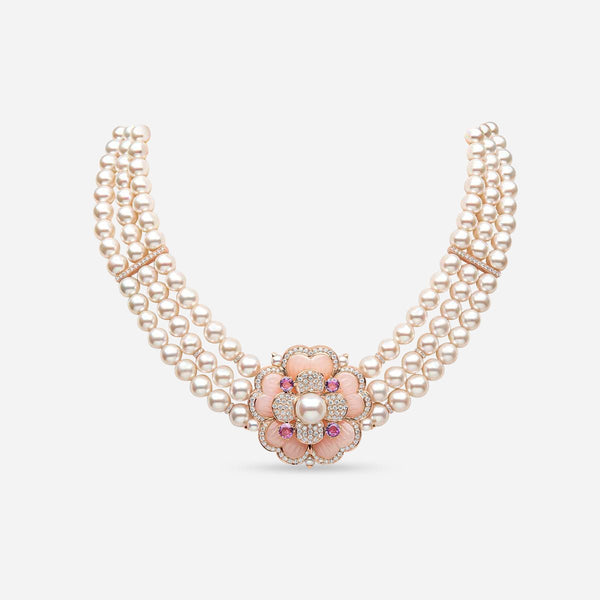 Collier perlé Kukinta Blush