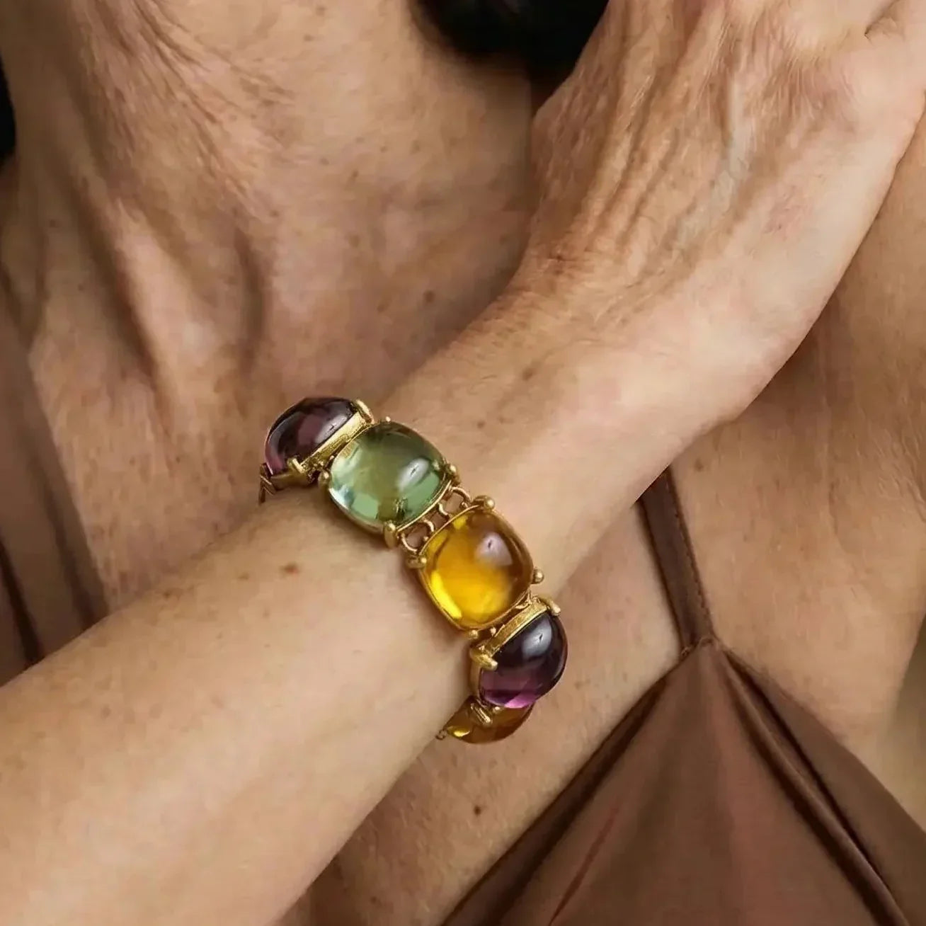 Bracelet en pierres précieuses Bohemian Sunset