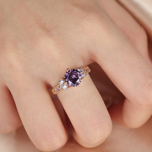 Bague Accent Solitaire Ronde Royale