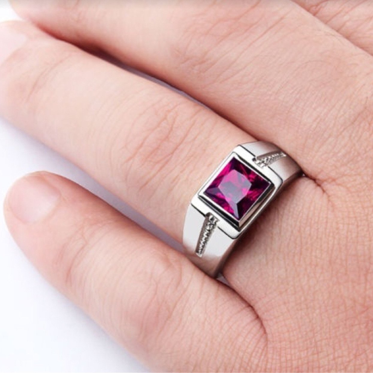 Bague en Cristal Vintage Neliö