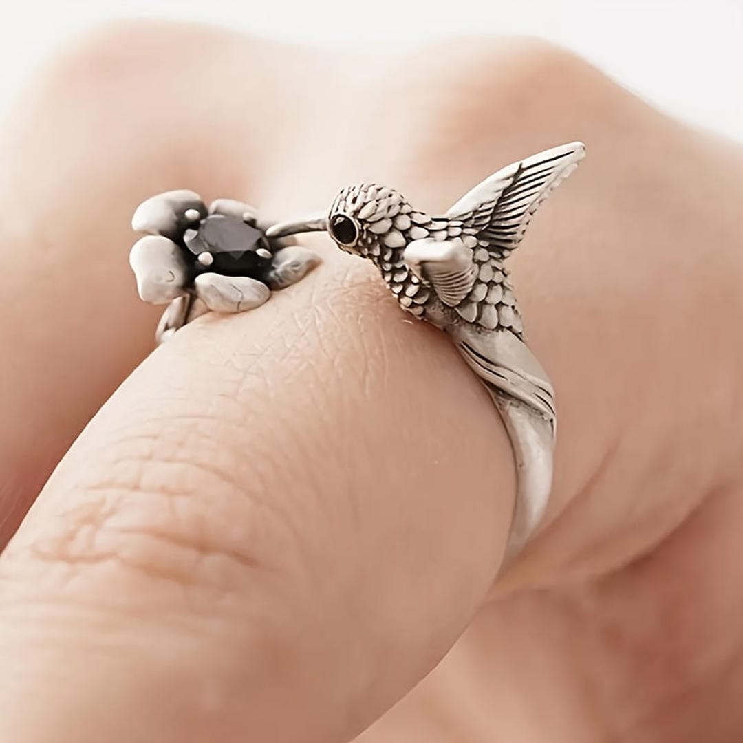 Bague réglable Kolibri & Pierre Fleurie