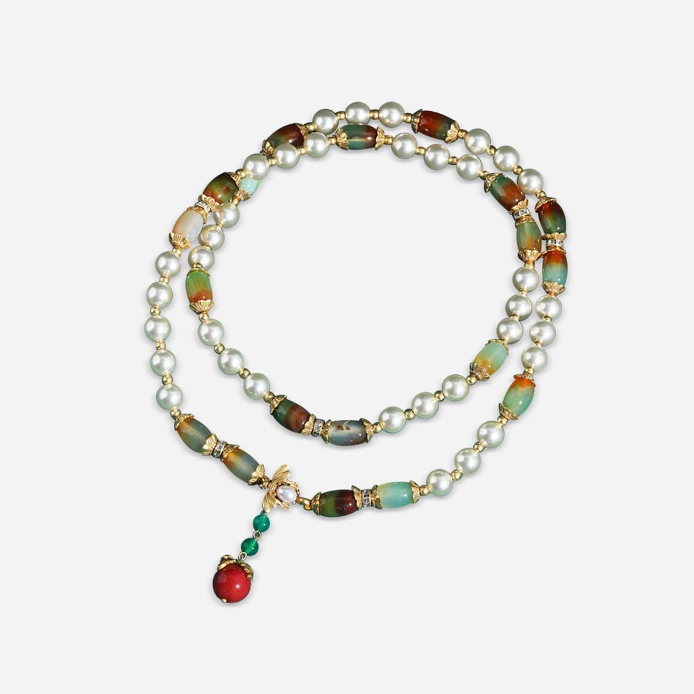 Collier Dynasty Helmi Jadeitti