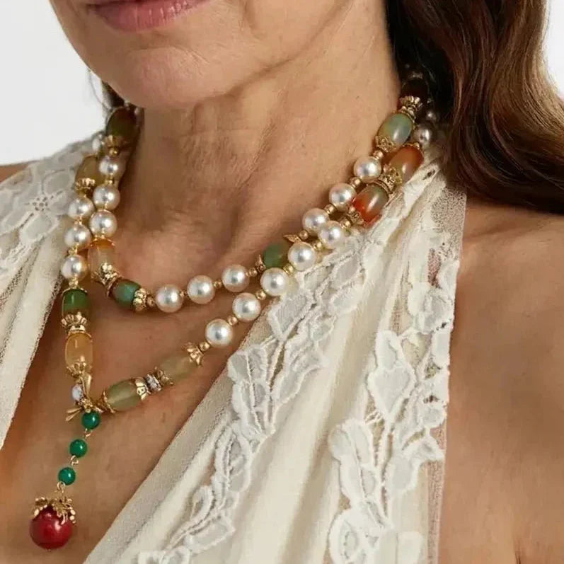 Collier Dynasty Helmi Jadeitti