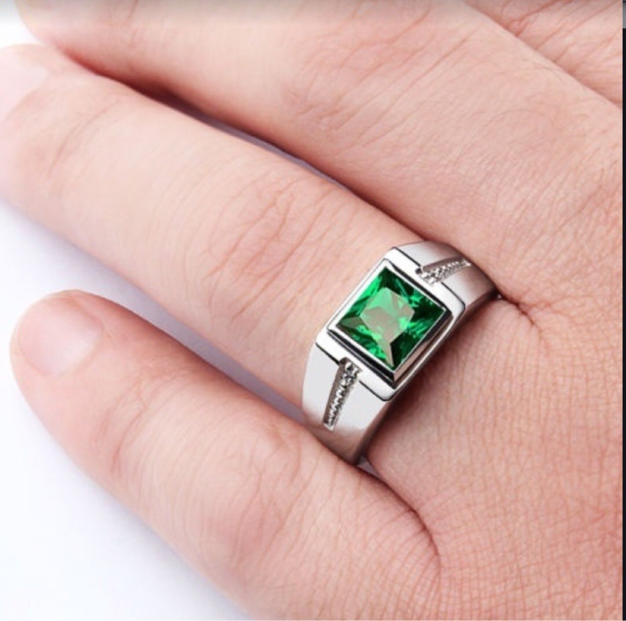 Bague en Cristal Vintage Neliö