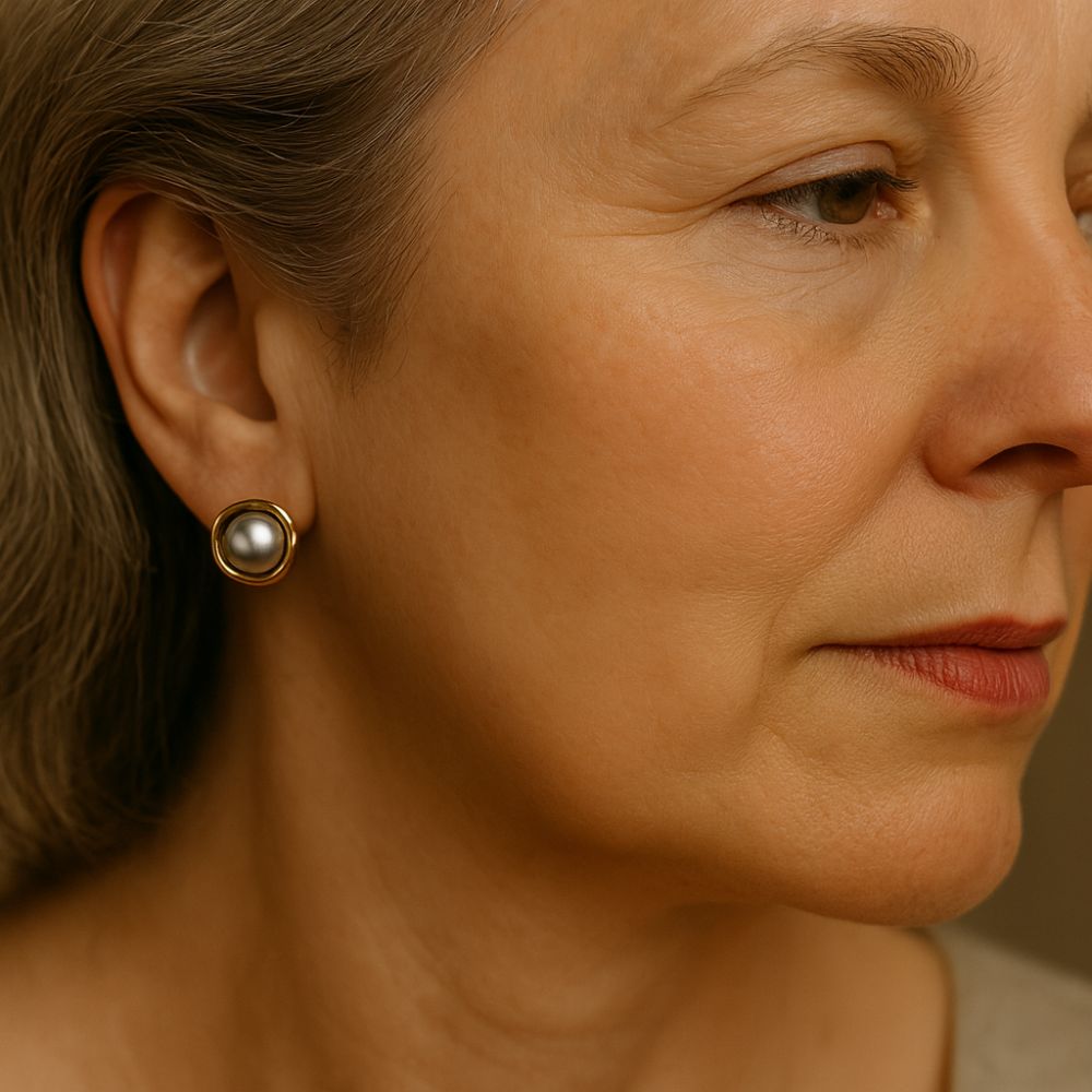 Boucles d'oreilles héritage Tahitienne Helmi