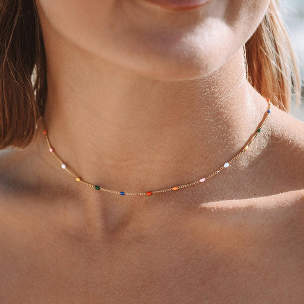 Collier Aloha Multicolore Tropical