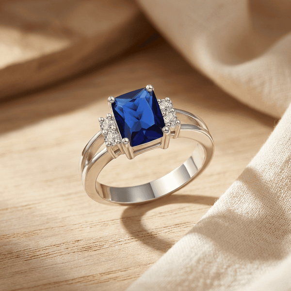 Bague Safiiri à Huit Facettes