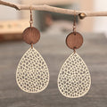 Boucles d'oreilles pendantes Lacy Kyynel à découpe